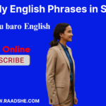 Daily English sentences in Somali