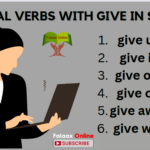 Phrasal verbs with give in Somali